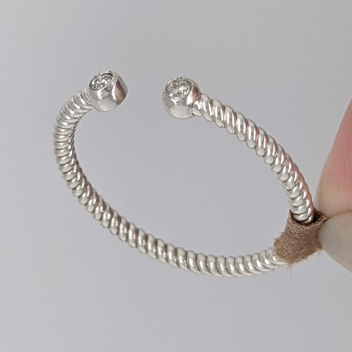 Open Ring Diamond Rope